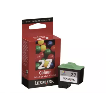 Lexmark No. 27 Tri-Color Ink Cartridge (Cyan, Magenta, Yellow) - Standard Yield