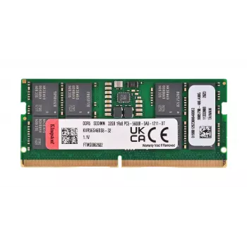 Kingston Technology KVR56S46BS8-32 32 GB DDR5 5600 MT/s SO-DIMM atmiņas modulis