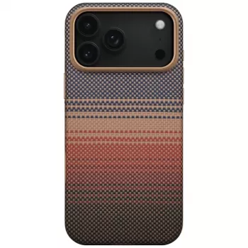PITAKA Aramid UltraGuard MagSafe Case for iPhone 17 Pro Max Sunset