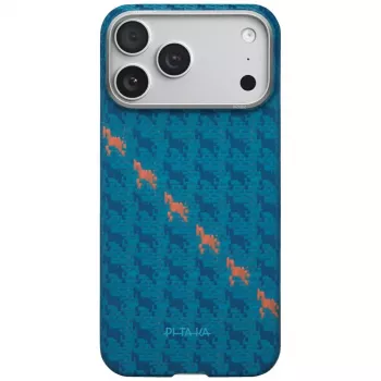 PITAKA Happiness Rides Edge Case MagSafe for iPhone 17 Pro Indigo