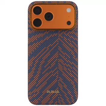 PITAKA Edge Case Breath of Veins iPhone 17 Pro Max, Aramid Fiber, Burning Orange, MagSafe saderīgs