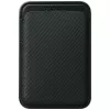 PITAKA Woven Wallet MagSafe Magnetic Wallet for iPhone - Black/Grey