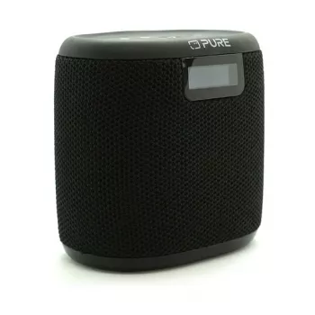 Pure Acoustics Pure Woodland Mini ūdensnecaurlaidīgs āra skaļrunis ar FM/DAB+ radio, melns
