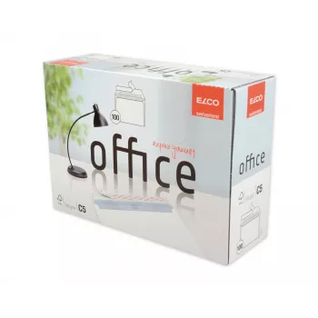 ELCO Office aploksne C5 (162 x 229 mm), bez lodziņa, pašlīmējoša, 100 g/m², balta, 100 gab. (74535.12)