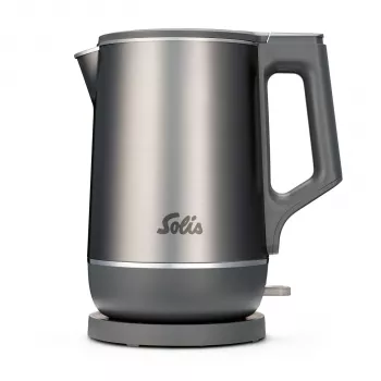 Solis Eco Boil Kettle 5520 - 1.7L Nerūsējošā tērauda tējkanna ar temperatūras kontroli