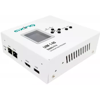 AXING UIM 1-00 Universālais ievades modulators HDMI CVBS YPbPr uz RF DVB-T/C