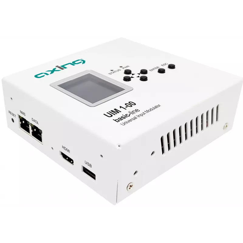 AXING UIM 1-00 Universālais ievades modulators HDMI CVBS YPbPr uz RF DVB-T/C