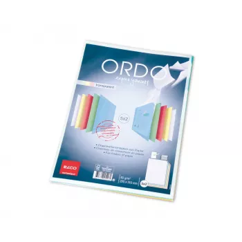 ELCO Ordo Transparent dokumentu mape A4, 220 x 310 mm, 80 g/m², dažādu krāsu, 10 gab. (73696.00)
