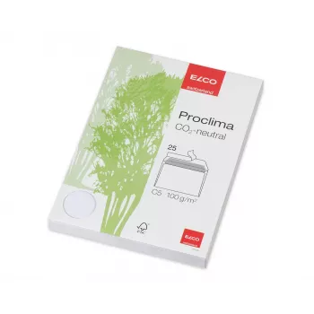 ELCO Proclima aploksne C5 (162 x 229 mm), bez lodziņa, pašlīmējoša, 100 g/m², 25 gab. (74270.20)