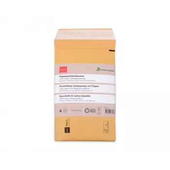 ELCO Ecosafe papīra polsterēta aploksne 140 x 225 mm, pašlīmējoša, brūna, 4 gab. (74650.92)