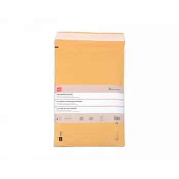 ELCO Ecosafe papīra polsterēta aploksne 250 x 350 mm, pašlīmējoša, brūna, 4 gab. (74653.92)