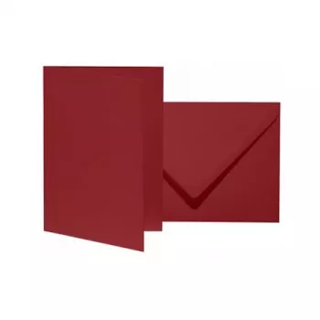 Artoz Papier 10 Folded Cards with Envelopes Mosaic DIN B6