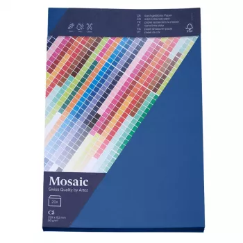 Artoz Papier Mosaic aploksnes DIN C5 bez loga, jūras zils, slapjā līmēšana, 20 gab.