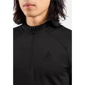 Odlo Essential Light Mid Layer 1/2 Zip - Black - Size L