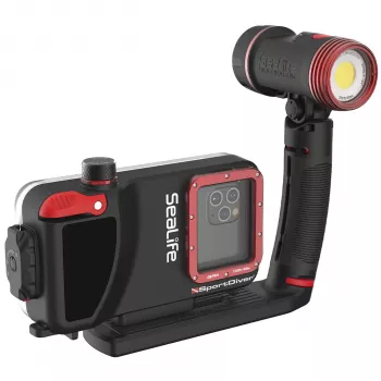 Sealife SportDiver Pro 2500 Set (SL401-U) Zemūdens Viedtālruņa Korpuss un Gaismas Komplekts