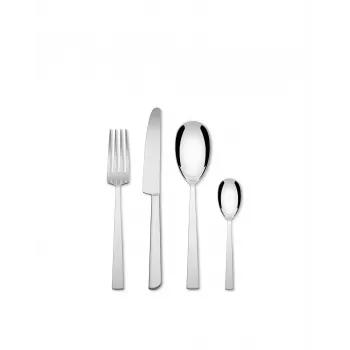 Alessi Asta Galda piederumu komplekts 24 daļas Sudrabs (AM242S24)