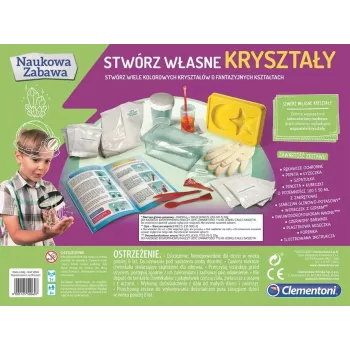 Clementoni Science & Play Crystal Growing Kit - Izveido Savus Kristālus