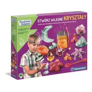 Clementoni Science & Play Crystal Growing Kit - Izveido Savus Kristālus