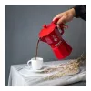Bialetti MOKA EXCLUSIVE 6TZ Red Stovetop Espresso Maker (9056)