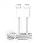 Puro Fabrik USB-C to USB-C kabelis 2m Balts 60W PD Pīts