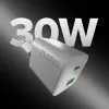 STEP BY STEP SBS 30W 1C + 1A White USB-C Charger with 1.5m Cable