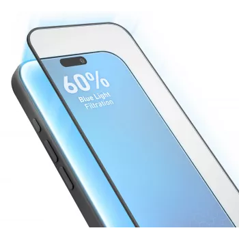 SBS Eyesafe rūdīta stikla ekrāna aizsargs Apple iPhone 17 Pro / 16 Pro ar aplikatoru (1 iepakojums)