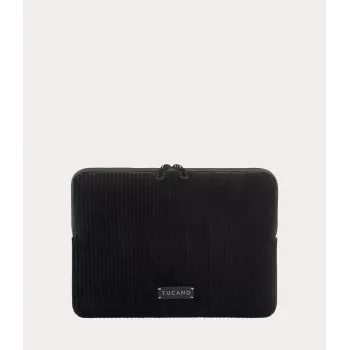 TUCANO Velluto 2 MacBook Air 13 / Pro 13 / 12 inch klēpjdatora maciņš, melns