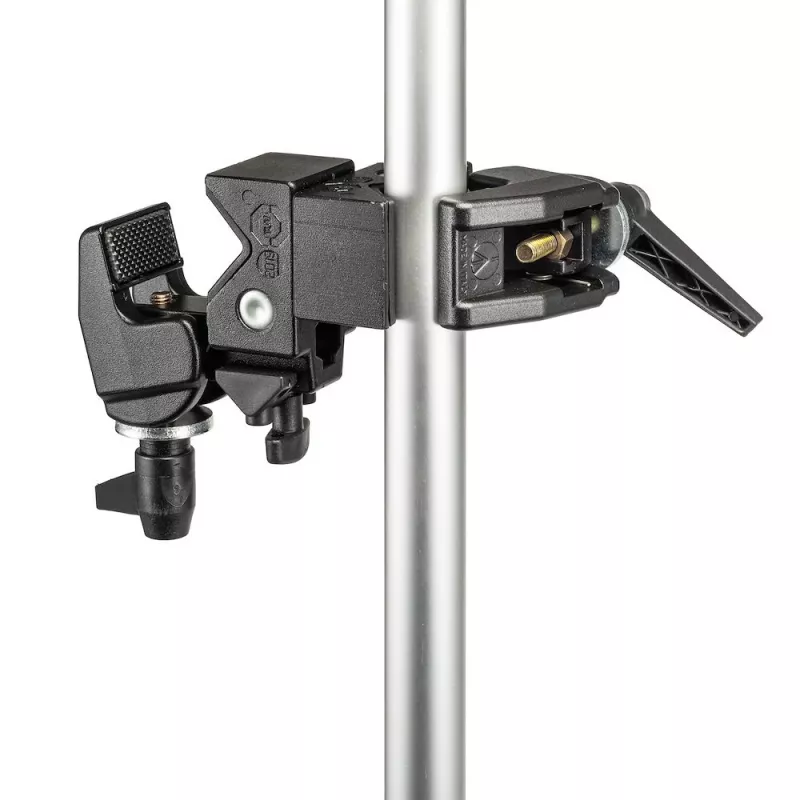 Manfrotto 038 Double Super Clamp - Melna