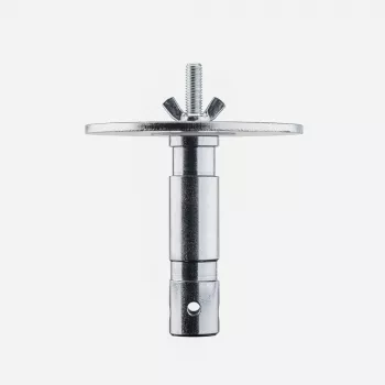 Manfrotto 163-10 apgaismojuma spraudņa adapteris, 28 mm (1-1/8 in) ar M10 vītni, 120 mm plāksne