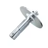 Manfrotto 163-10 apgaismojuma spraudņa adapteris, 28 mm (1-1/8 in) ar M10 vītni, 120 mm plāksne