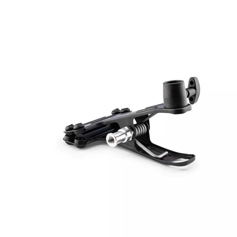 Manfrotto Spring Clamp - Black - 55mm Jaw Opening - 1/4 inch-20 & 3/8 inch-16 Threads