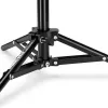Manfrotto 156BLB Backlite Light Stand - alumīnijs, melns, 210 cm