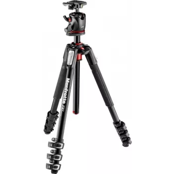 Manfrotto MK190XPRO4-BHQ2 190XPRO4 alumīnija statīva komplekts ar lodveida galvu