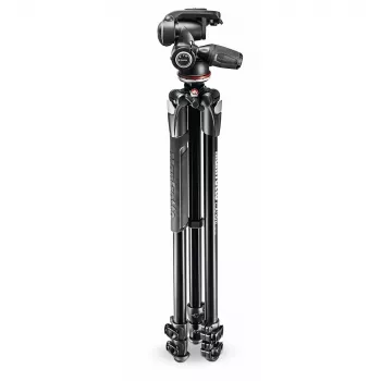 Manfrotto 290 Series MK290XTA3-3W Statīvs ar 3-Virzienu Galvu (Melns)