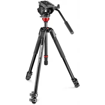 Manfrotto 190 Video Tripod Kit ar 500AH Fluid Head