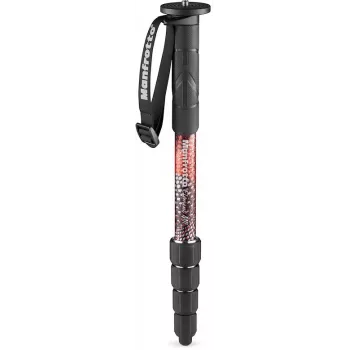 Manfrotto Element MII Aluminium monopods, sarkans (MMELMIIA5RD)