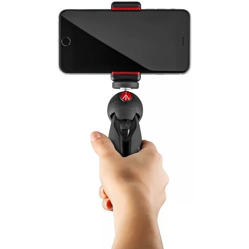 Manfrotto PIXI Smart Mini Tripod with Phone Clamp - Black