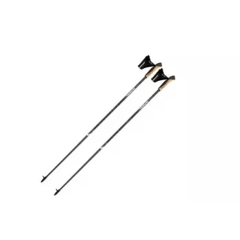 Gabel Stride X-5 Nordic Walking nūjas - 120 cm, Carbon, Melns/Sarkans