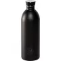 24Bottles Urban Bottle 1000 ml Tuxedo Black Nerūsējošā tērauda atkārtoti lietojama ūdens pudele