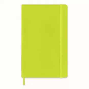 Moleskine Classic Notebook Large Lined Myrtle Green Flexible Cover A5