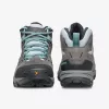 Scarpa Moraine Mid GTX Woman sieviešu pārgājienu zābaki, GORE-TEX, nubuka un sieta virsa, PRESA HIK-04 zole, Arctic, EU 37