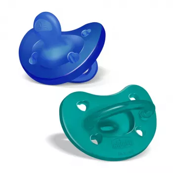 Chicco PhysioForma Knupis Soft Blue 16-36 Mēneši 2 Pakas
