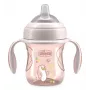 CHICCO Transition Cup Training Cup ar mīkstu snīpi 4m+ Bēšs 200ml