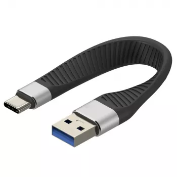 TECHLY USB 3.0 USB-A to USB-C 3.2 Gen2 15W M/M 12cm FPC Cable