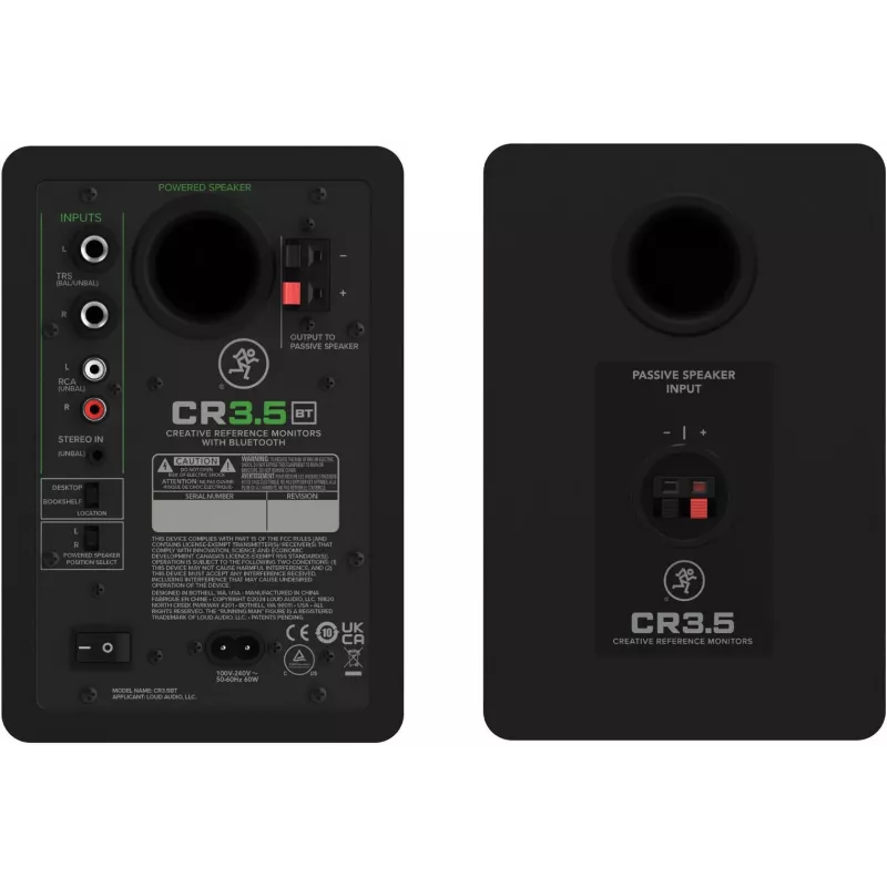 Mackie CR3.5BT Active Studio Monitors ar Bluetooth