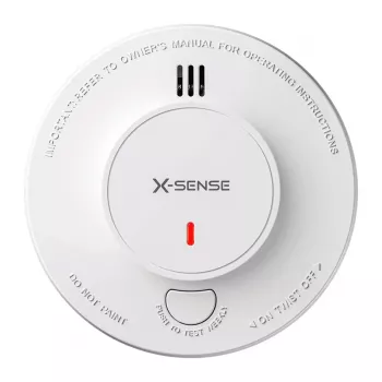 X-Sense SD19 Dūmu detektors ar 10 gadu bateriju, 122 x 45 mm (ZASXS00156WEU)