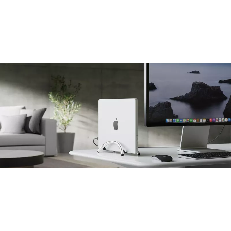 Twelve South BookArc Flex vertikālais klēpjdatora statīvs MacBook - hroms