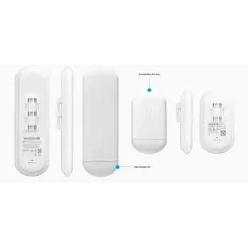 Ubiquiti NanoStation AC loco NS-5ACL - Bezvadu bāzes stacija - AirMax ac - 5 GHz (5 iepakojumā)