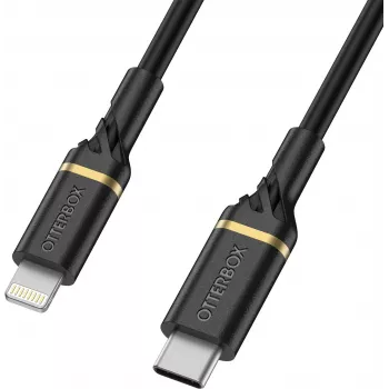 OtterBox Standard USB-C to Lightning kabelis 1m Black Shimmer MFi Certified 60W PD