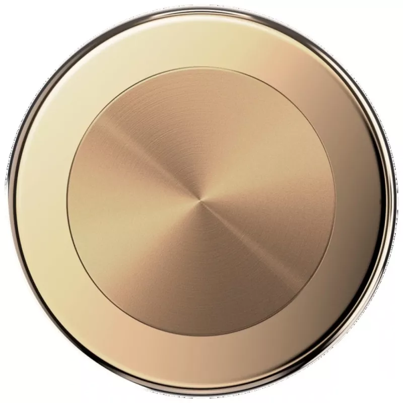 Popsockets Round Radial Gold Aluminum MagSafe Phone Grip & Stand Gold 807259